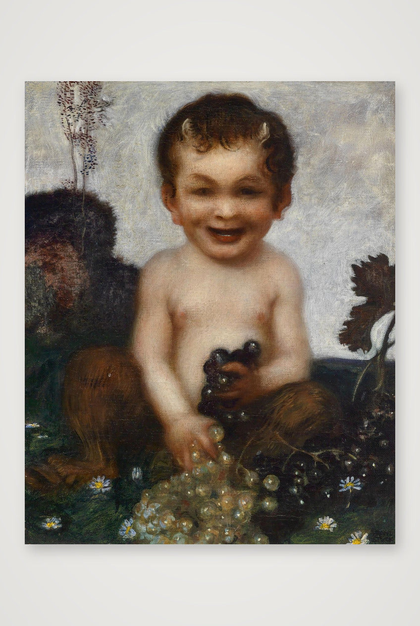 Franz von Stuck: Junger Faun, 1902 — 28×35cm, 11×14" Print only