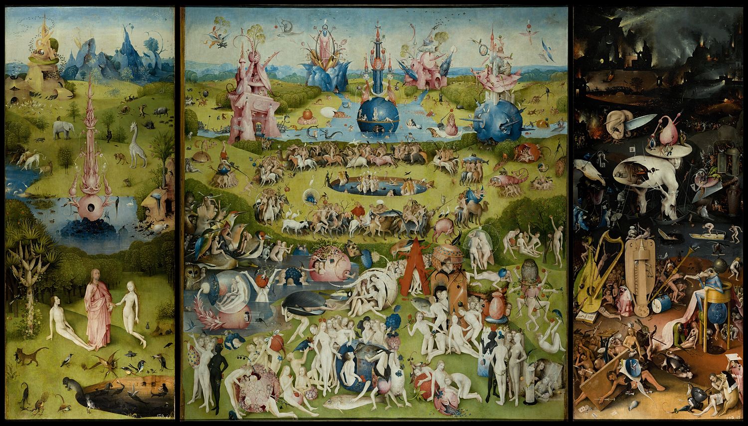 Hieronymus Bosch: Der Garten der Lüste, 1490/1500