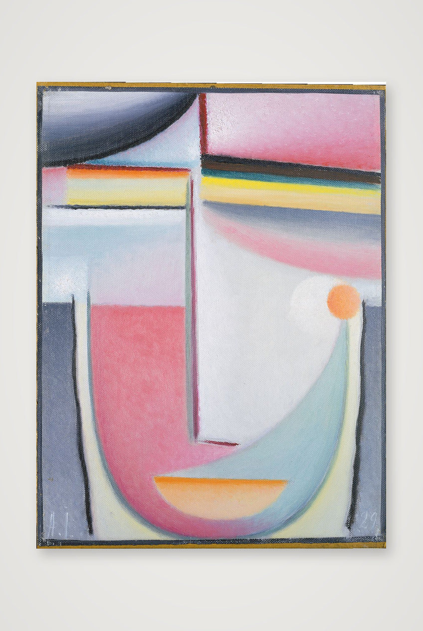 Alexej von Jawlensky: Abstract Head: Symphony in Pink, 1929 — 60×80cm, 24×31" Print only