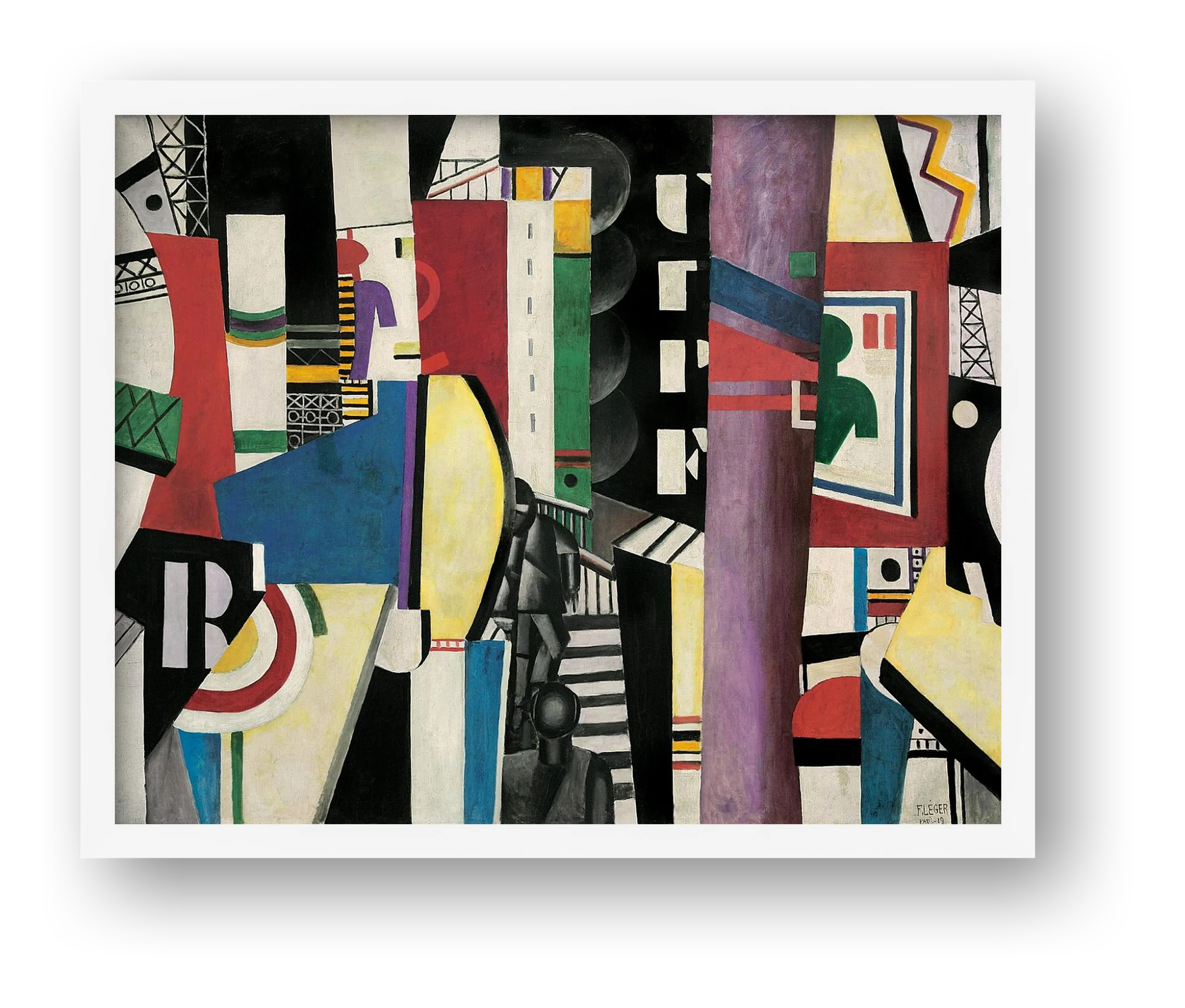 Fernand Léger: The City, 1919 — framed
