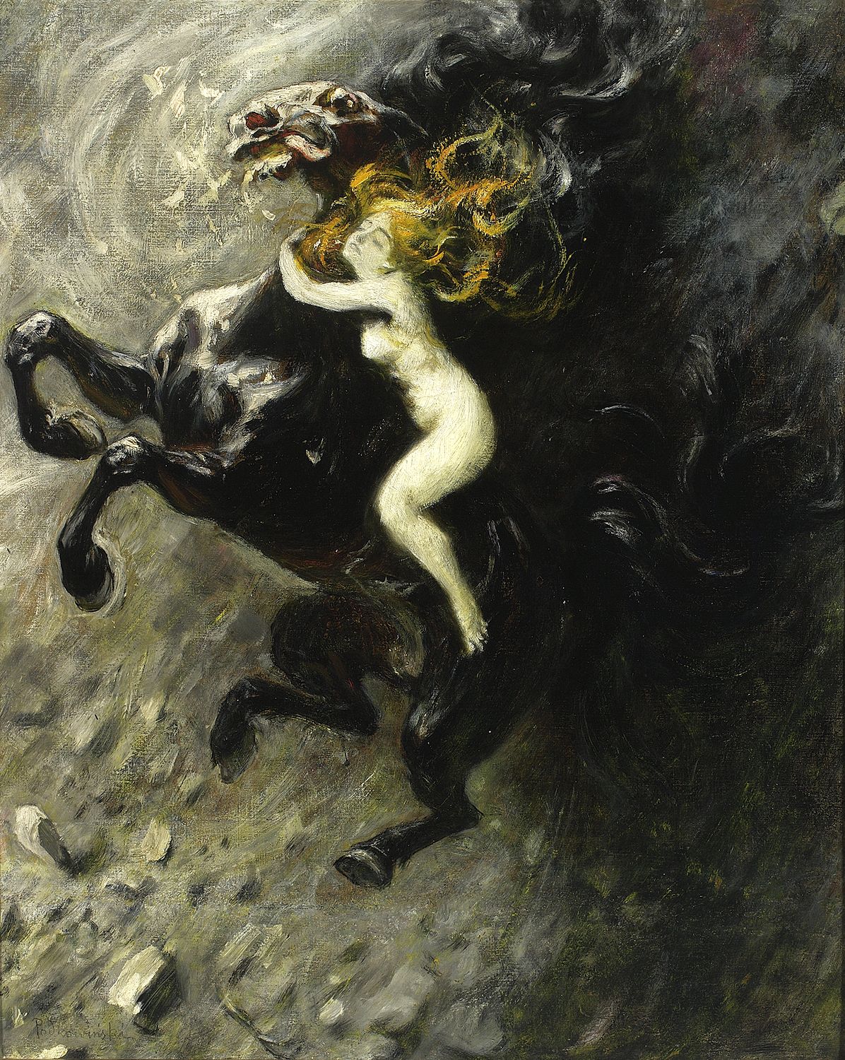 Władysław Podkowiński: Frenzy, 1893