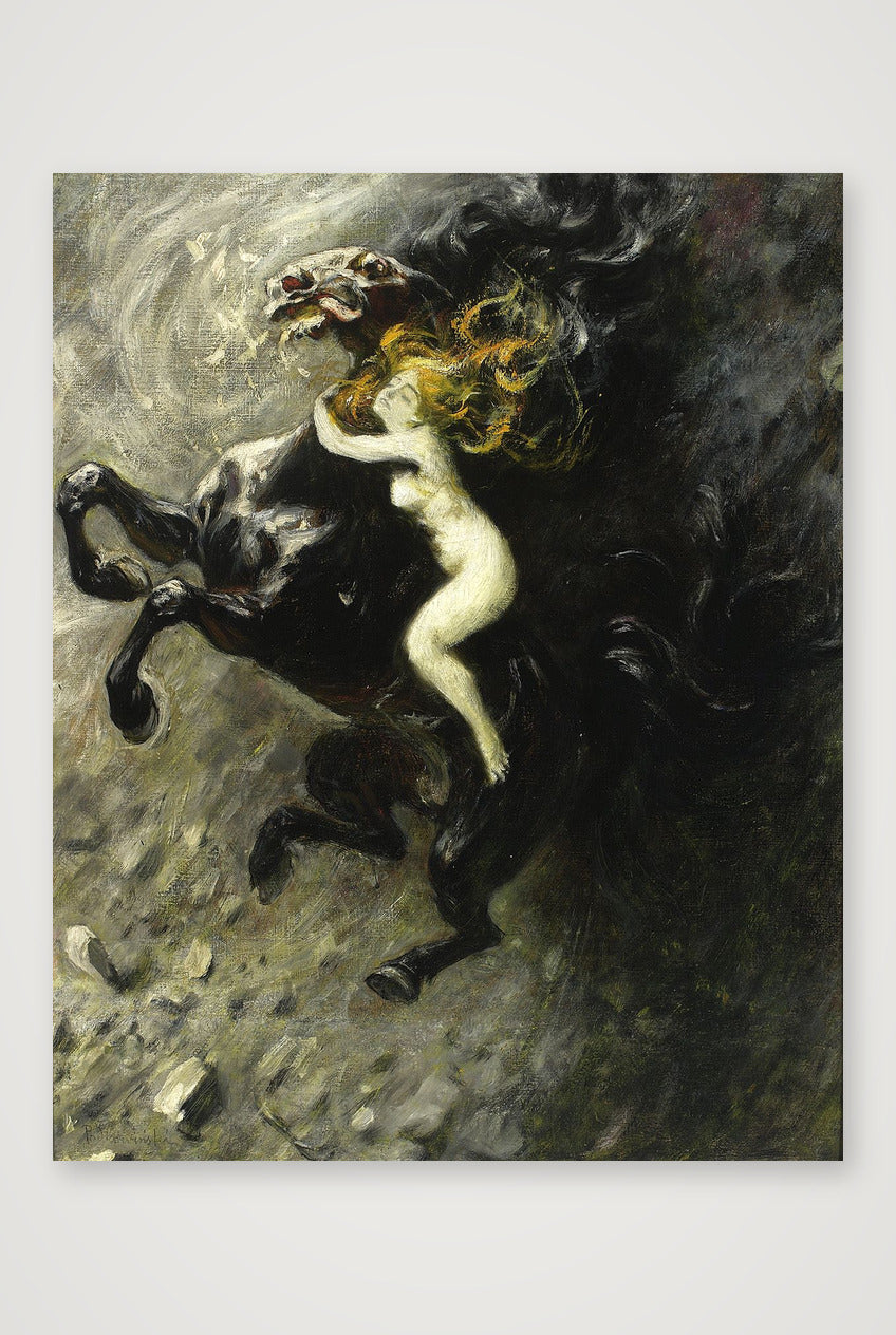 Władysław Podkowiński: Frenzy, 1893 — 40×50cm, 16×20" Print only
