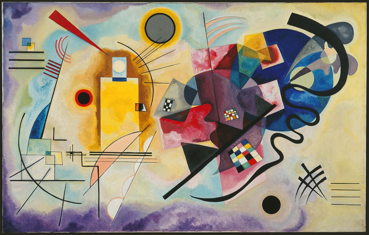 Vassily Kandinsky: Gelb-Rot-Blau, 1925