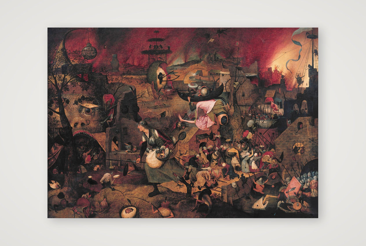  Pieter Bruegel: Die Tolle Grete, 1562 — 84×59cm, 33×23" Print only