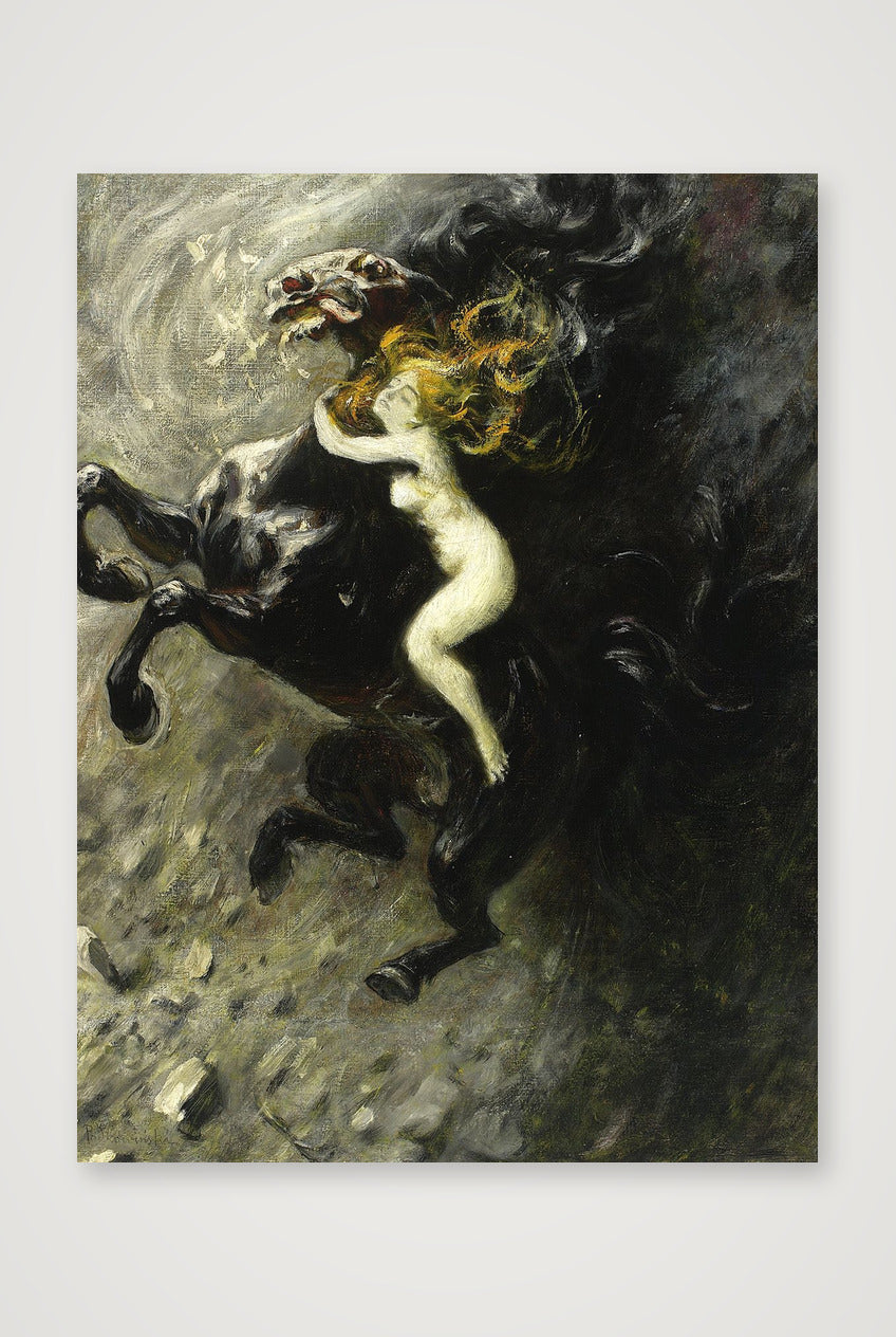 Władysław Podkowiński: Frenzy, 1893 — 60×80cm, 24×31" Print only