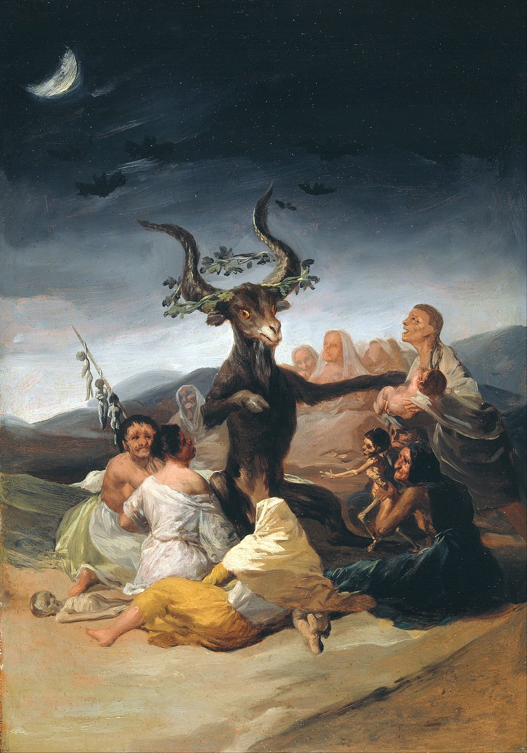Francisco de Goya: Hexensabbat / Der große Ziegenbock, 1798