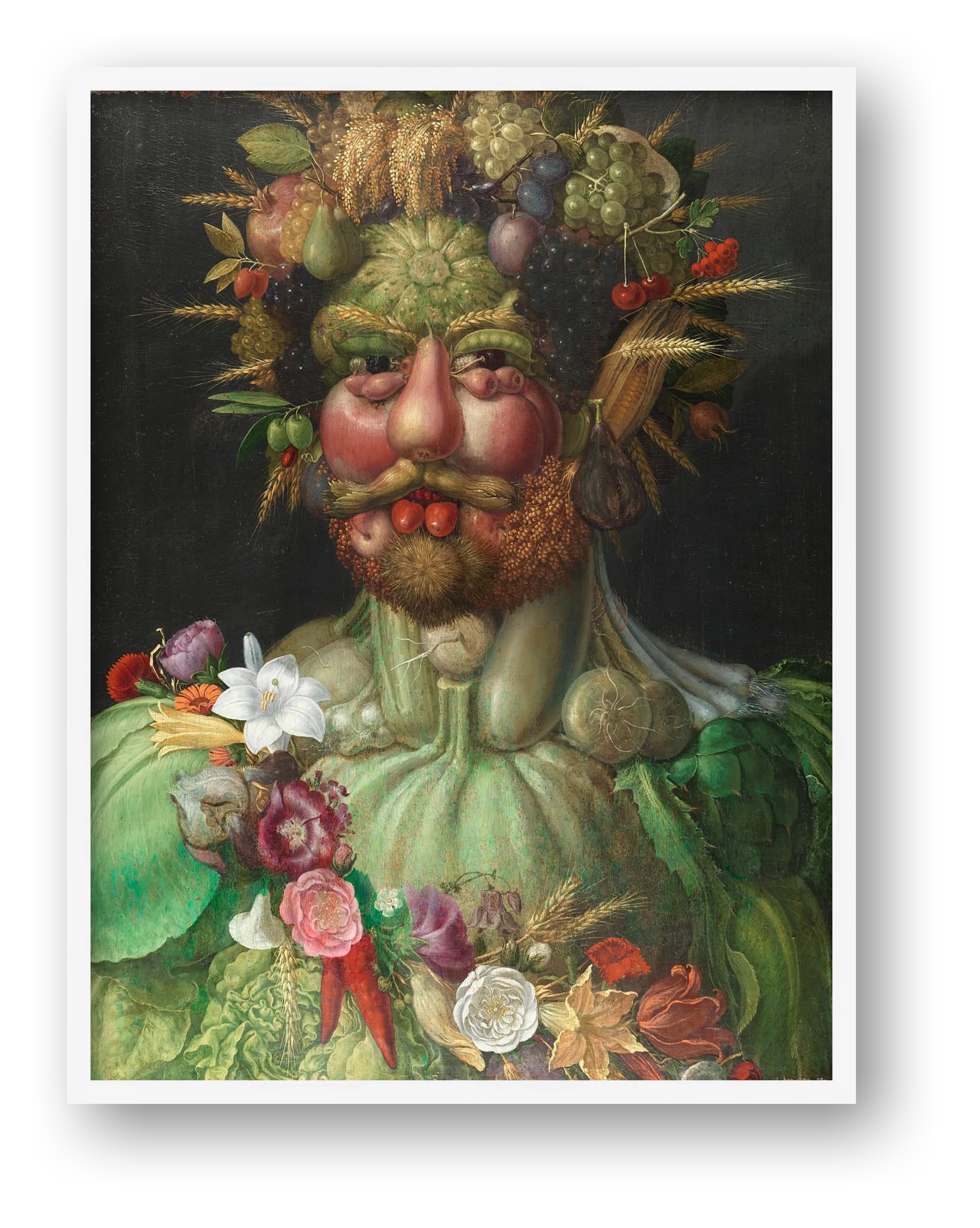 Giuseppe Arcimboldo: Vertumnus, 1591 — framed