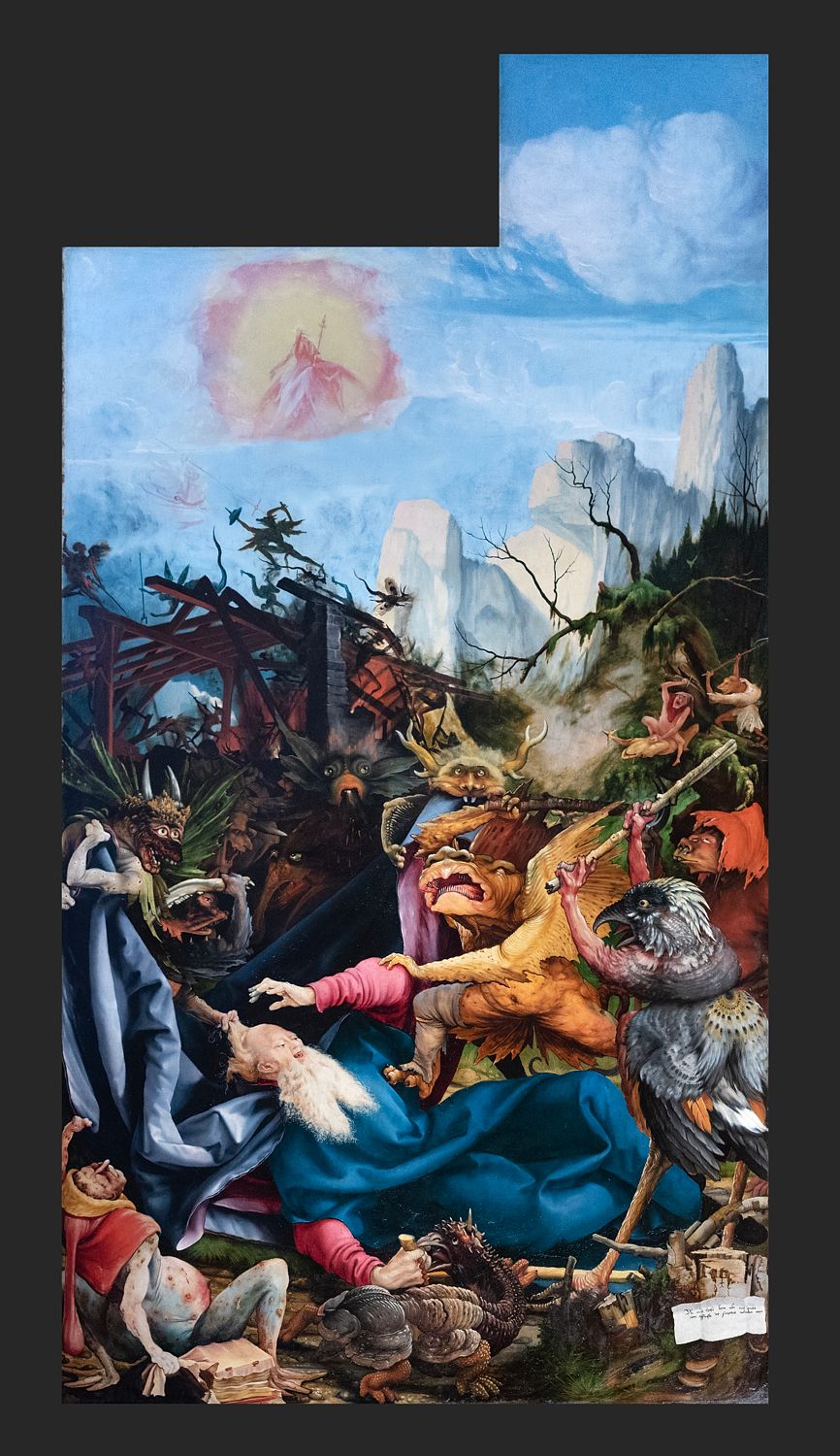 Matthias Grünewald: Die Versuchung des heiligen Antonius, 1512/1516
