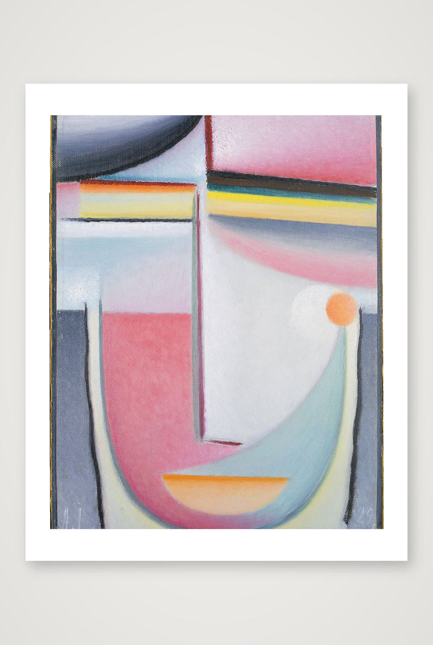 Alexej von Jawlensky: Abstract Head: Symphony in Pink, 1929 — 40×50cm, 16×20" Print only