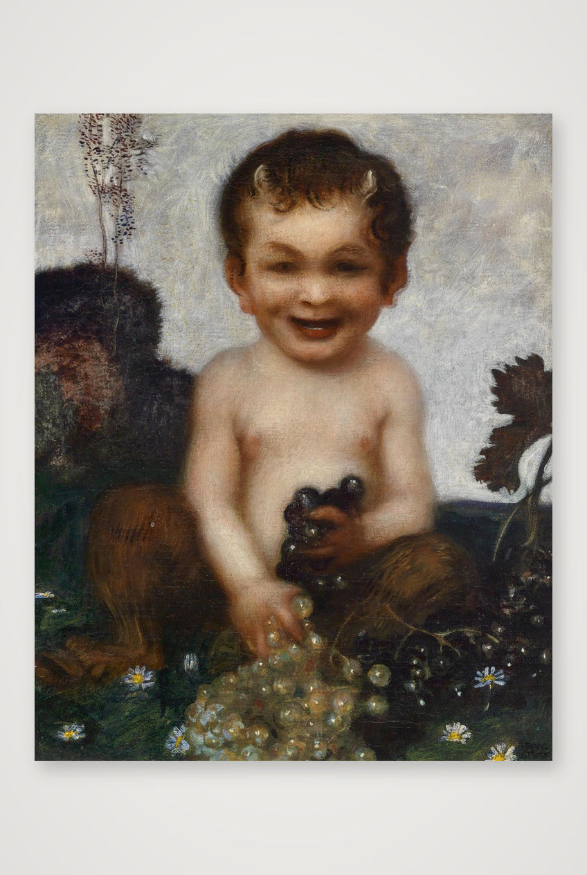 Franz von Stuck: Junger Faun, 1902 — 40×50cm, 16×20" Print only
