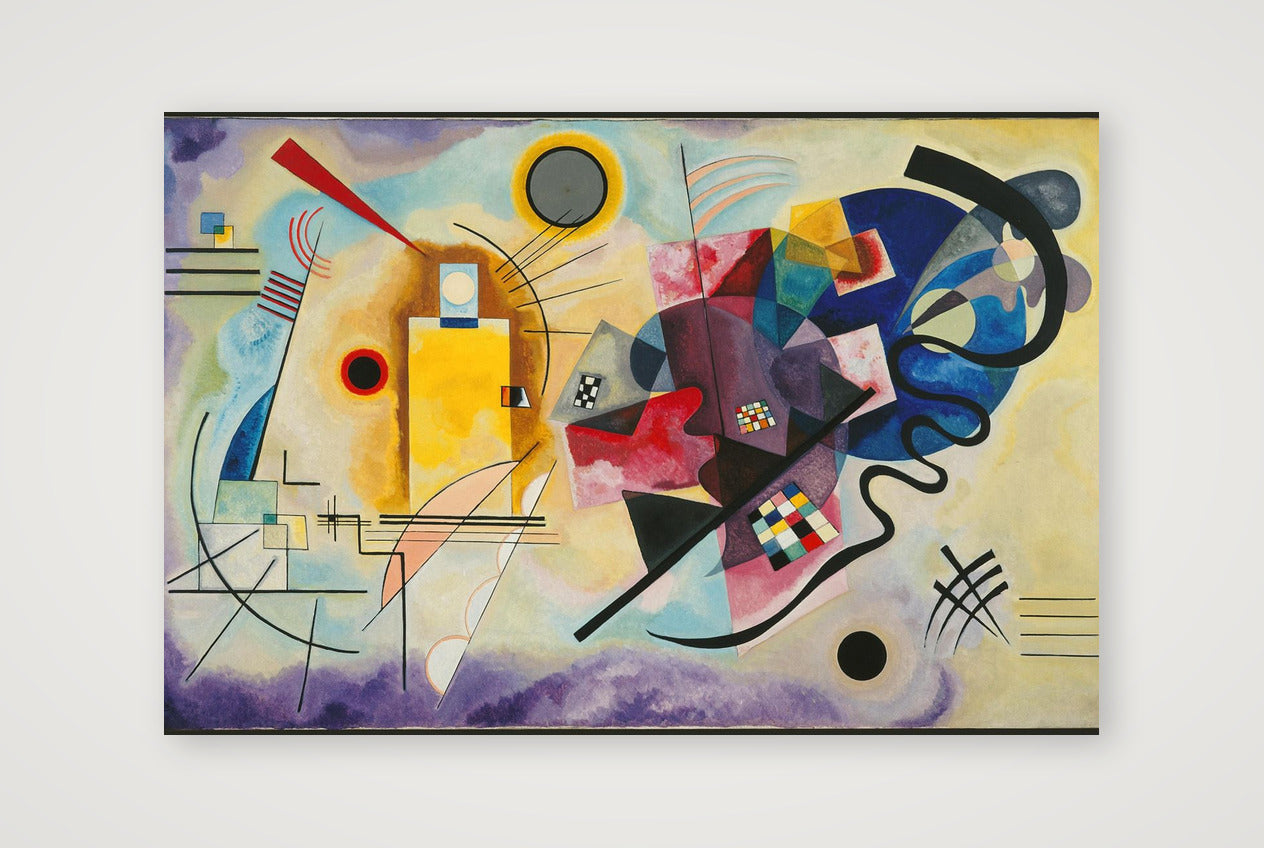 Vassily Kandinsky: Gelb-Rot-Blau, 1925 — 45×30cm, 18×12" Print only