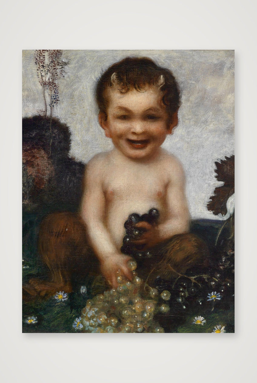 Franz von Stuck: Junger Faun, 1902 — 60×80cm, 24×31" Print only