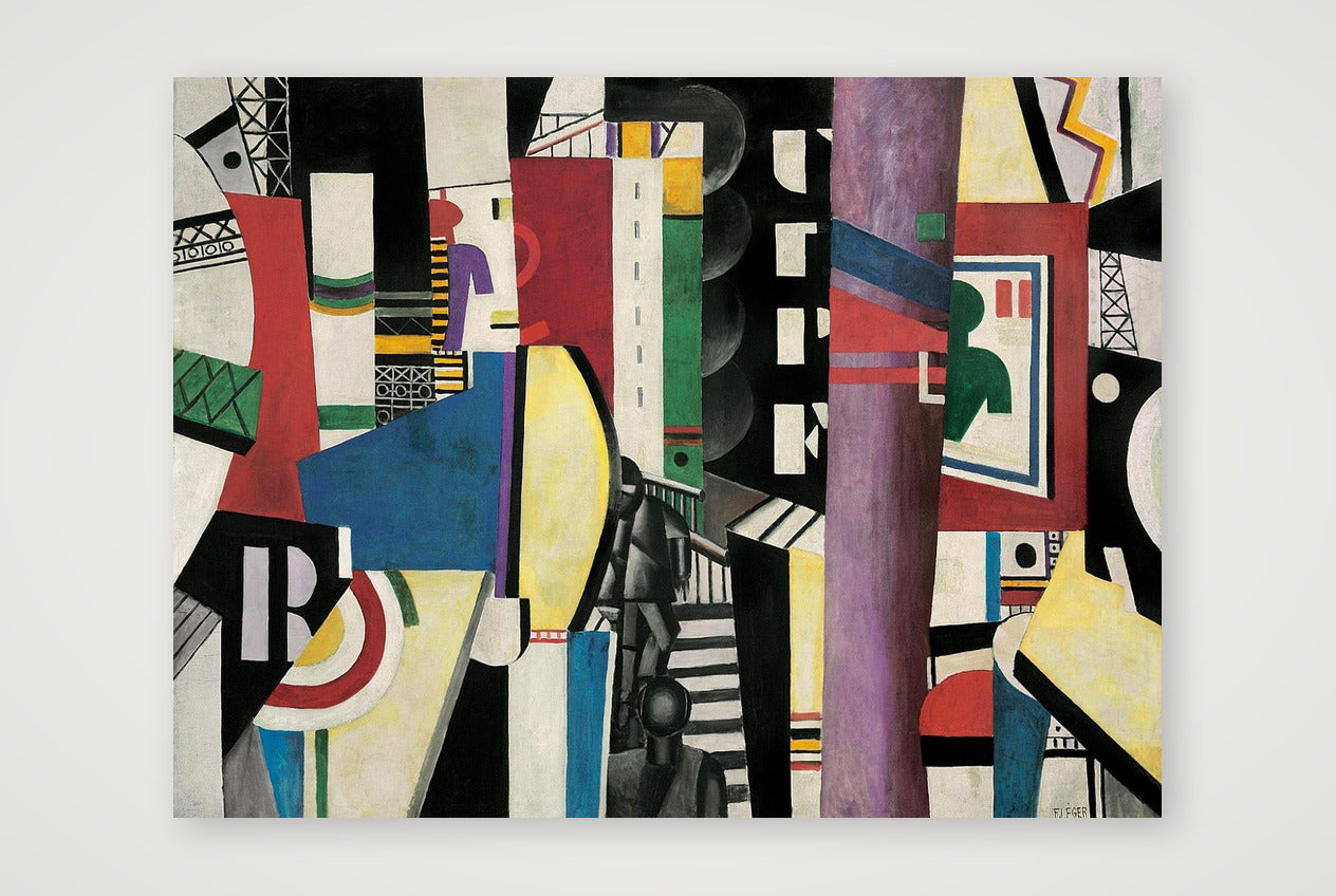 Fernand Léger: The City, 1919 — 80×60cm, 31×24" Print only