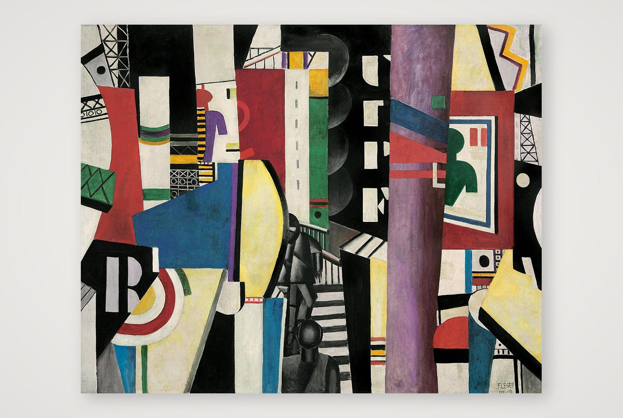 Fernand Léger: The City, 1919 — 50×40cm, 20×16" Print only