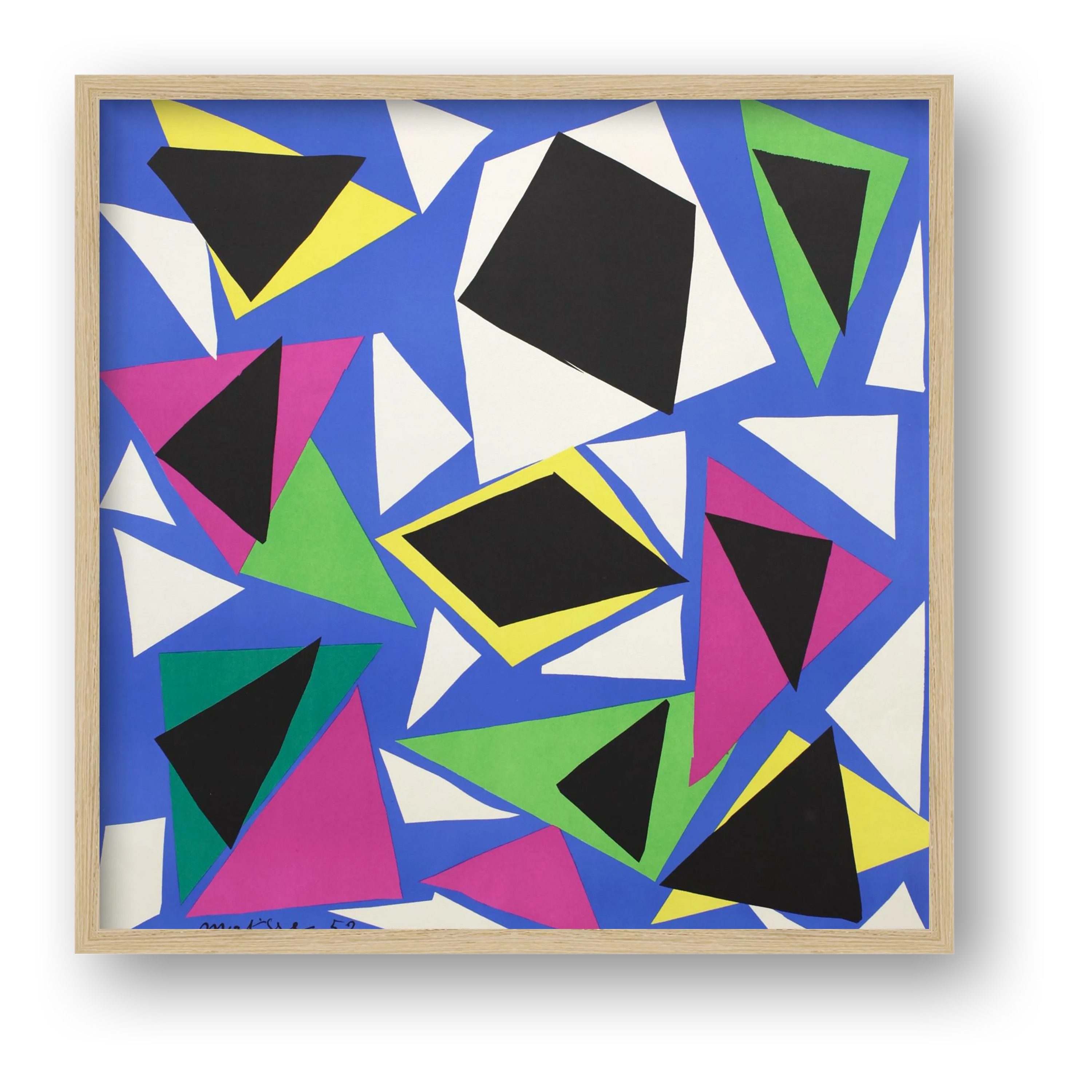 Henri Matisse: Gouaches découpés, 1952 — framed