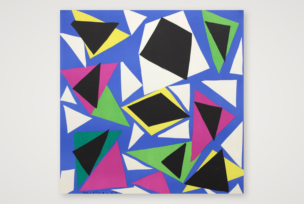 Henri Matisse: Gouaches découpés, 1952 — 50×50cm, 20×20" Print only
